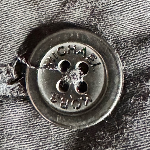 Michael Kors Gold Metal and Black Bermuda Shorts - Picture 5 of 5